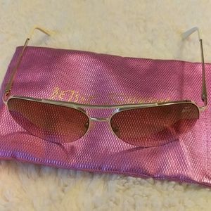 Betsy Johnson sunglasses and case